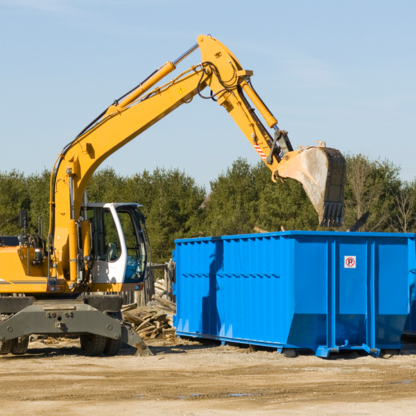 can i request a rental extension for a residential dumpster in Moore